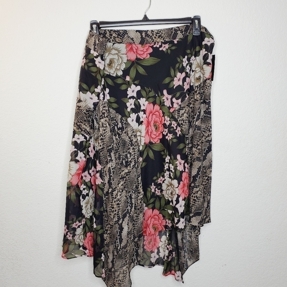 INC SKIRT PLUS SIZE 22W MIX PRINT FLORAL‎ SUMMER - Picture 4 of 14